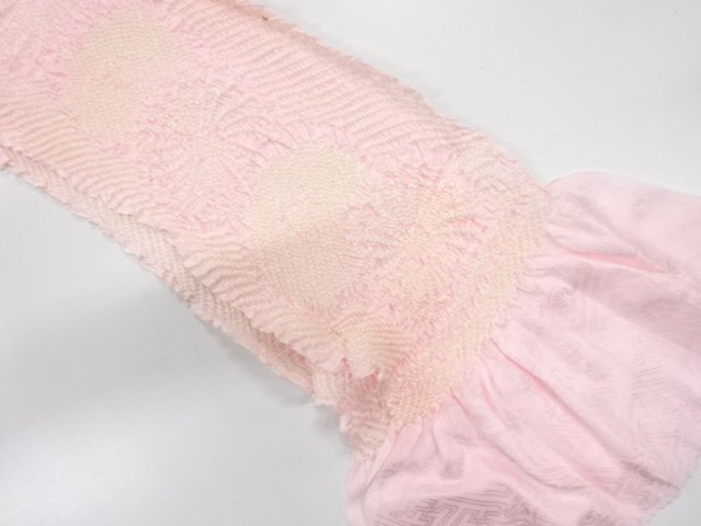 JAPANESE KIMONO / OBIAGE / SILK / SHIBORI